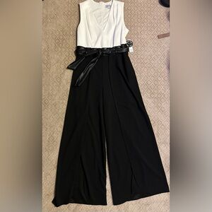 Black and white jumpsuit